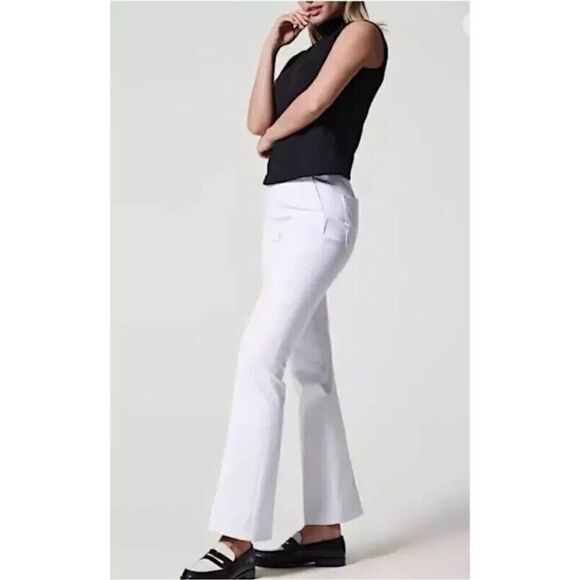 SPANX On The Go Kick Flare Pant White M - Picture 2 of 8